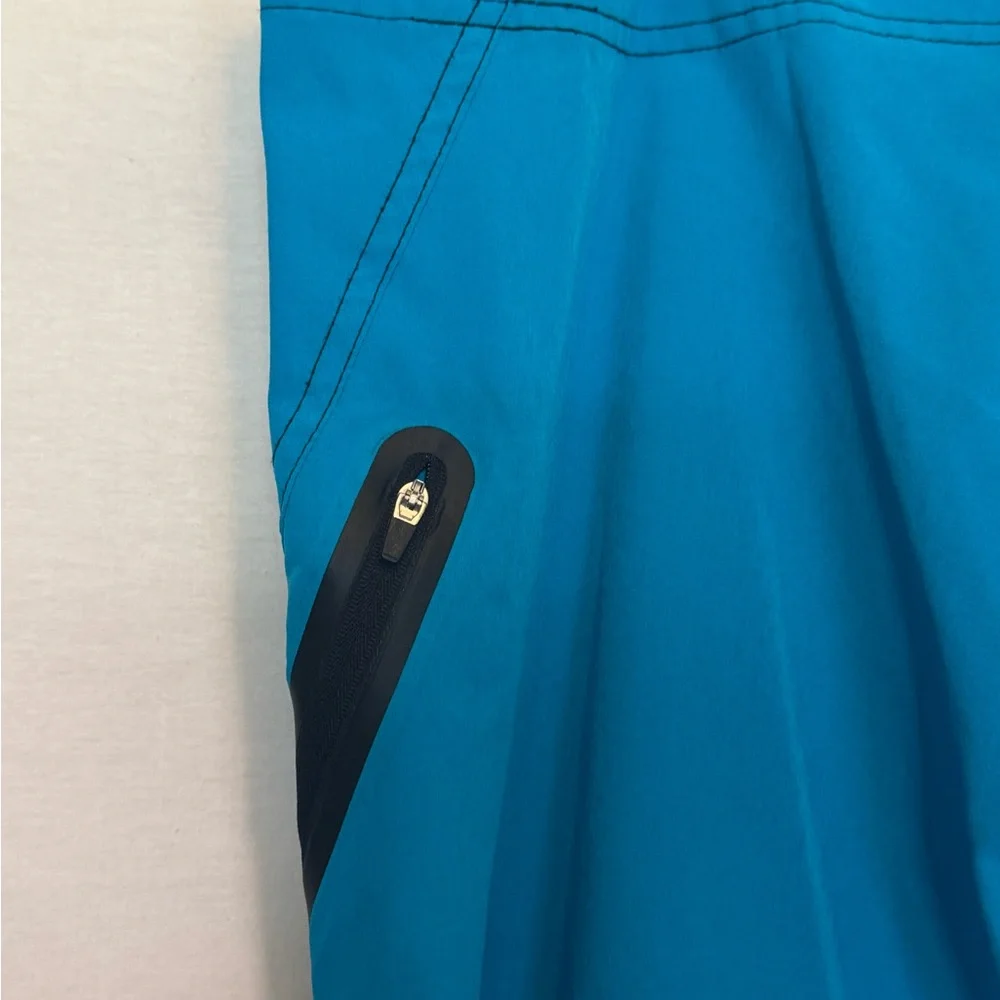 F-122 Men’s OP Teal Blue Lined Summer Swim Board Shorts Size‎ 38